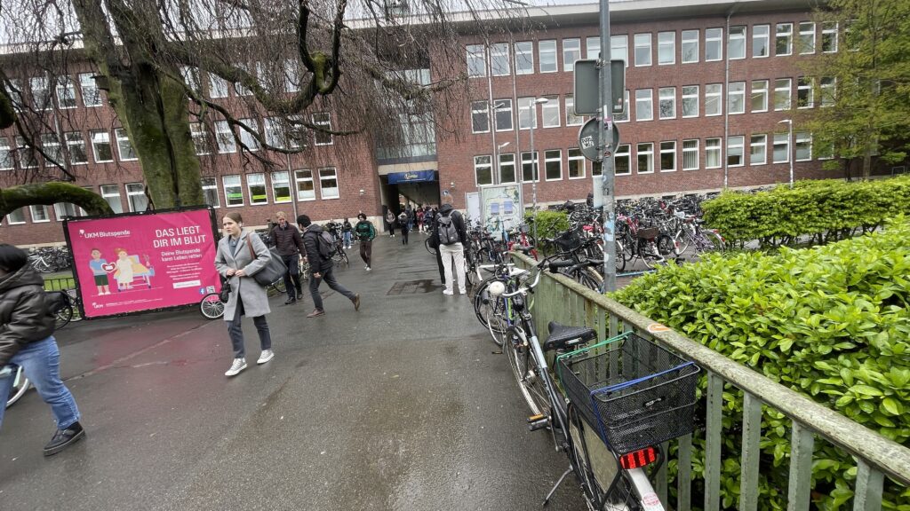 Werbung für Blutspende Universitätsklinikum Münster