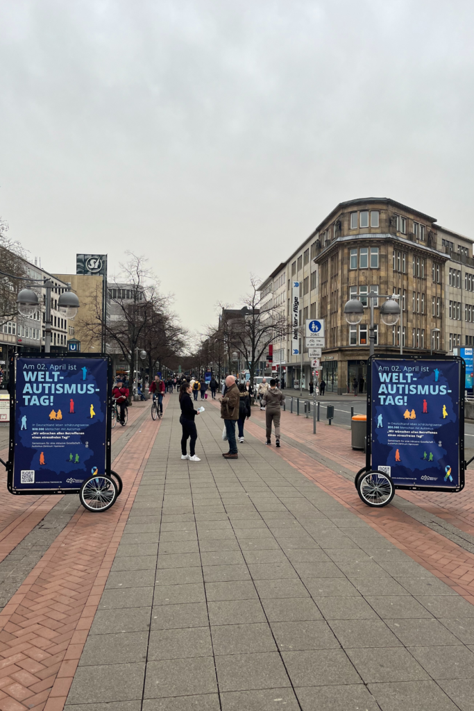 Viele Sichtkontakte bei unserer Fahrradpromotion in Hannover